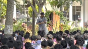 Read more about the article Pembinaan Siswa Kelas XI SMKN 5 Kabupaten Tangerang: Kepala Sekolah Ajak Jaga Disiplin dan Kebersamaan
