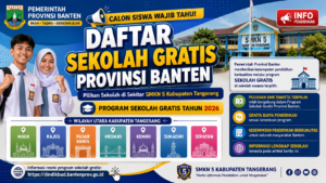 Read more about the article Daftar Sekolah Gratis Provinsi Banten di Sekitar SMKN 5 Kabupaten Tangerang